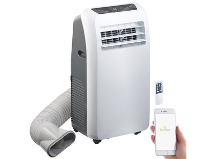 Sichler Klimaanlage Alexa: Mobile Klimaanlage, 9.000 BTU/h, 2.600 Watt, WLAN & App-Steuerung