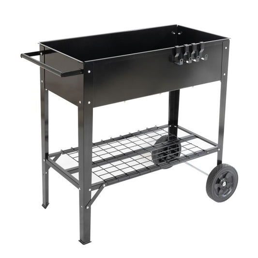 Hochbeet auf Rollen | DP1030 | Schwarz | Outdoor