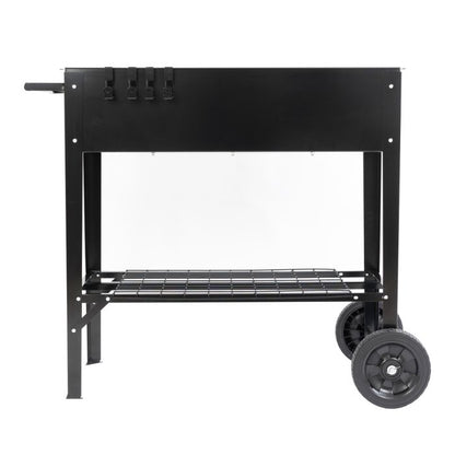Hochbeet auf Rollen | DP1030 | Schwarz | Outdoor