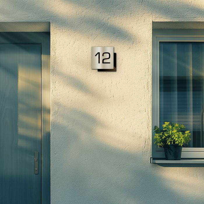 Hausnummer | DH4510 STILE | zum Dübeln | Schwarz