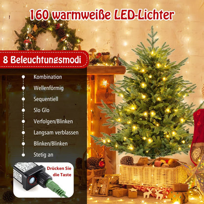 Weihnachtsbaum mit Beleuchtung