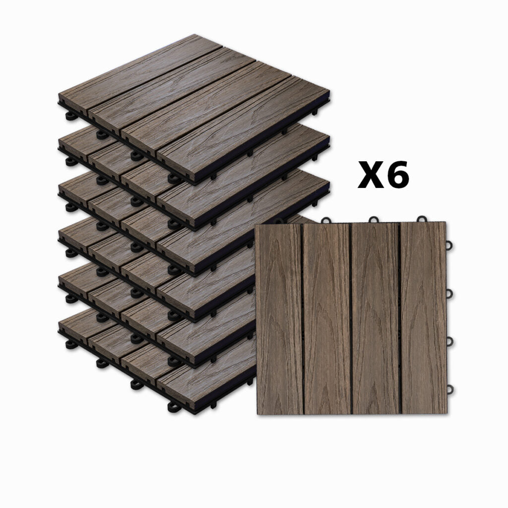 Kunststoff/Holz Klickfliesen WPC | florco® WPC 3D