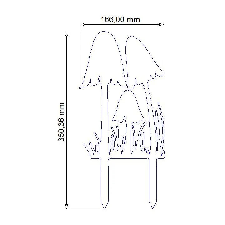 Rost Deko Pilze | Herbstdeko Ideen aus Metall