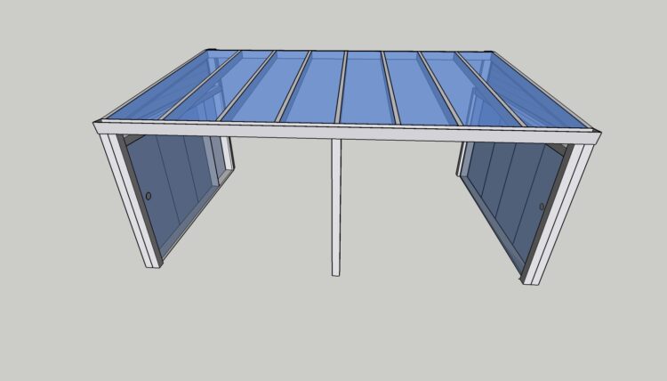 Schweng Sommergarten S400 - Seitenwand, Glasschiebewand Ideal 38 links & rechts