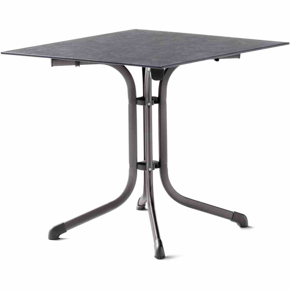 Boulevardtisch - Polytec-Tisch 
80x80 cm