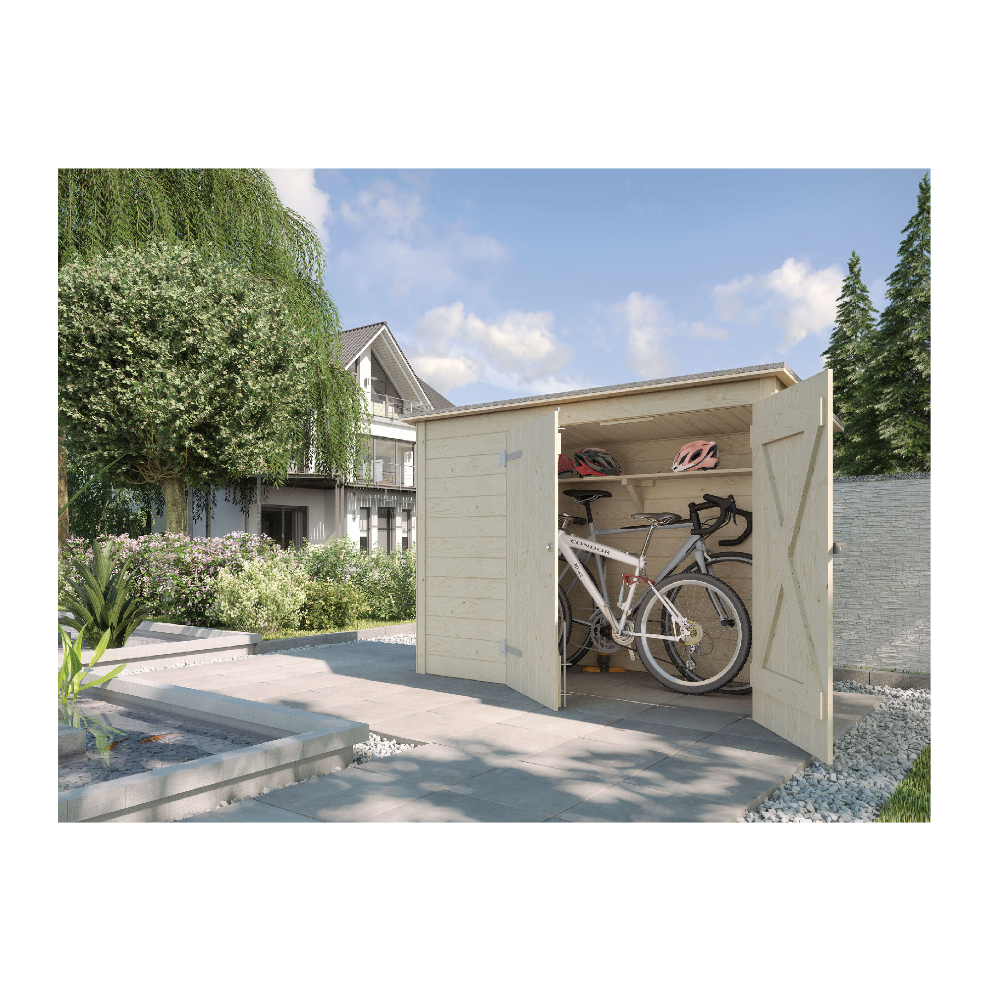weka Fahrrad- und Mülltonnenbox 367