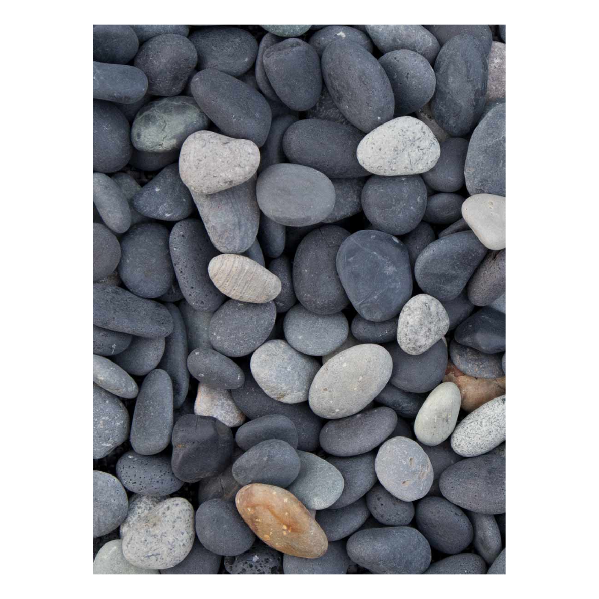 Beach Pebbles Schwarz