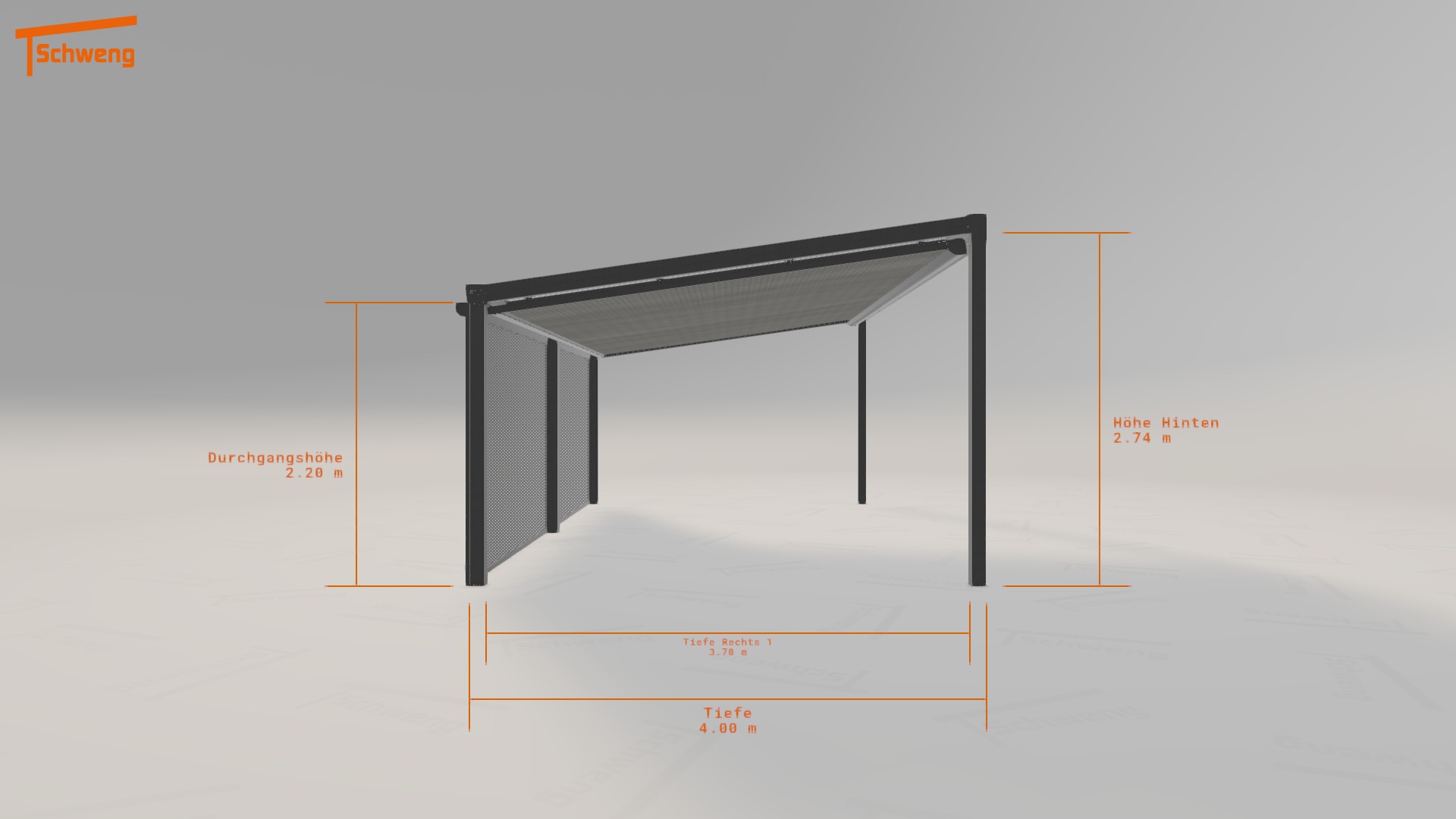 Schweng Terrassenüberdachung S400 (ID B29db) - Schweng Shop